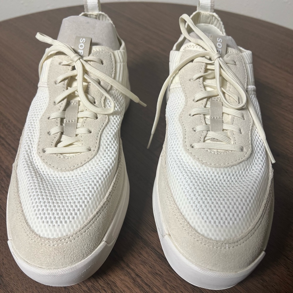 Sorel ona 503 knit low sea salt, chalk‎ size 10